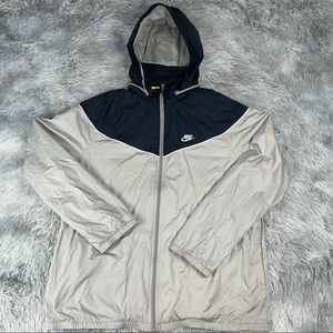 Nike Sportswear Black Gray Windrunner Windbreaker